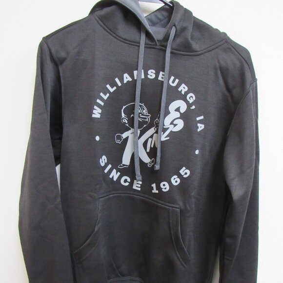 NWOT Kinze Black Fleece Hoodie Sweatshirt PTX Small - Picture 1 of 4